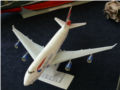 Odnośnik do kartonowego modelu pasażerskiego samolotu Boeing 747 400.