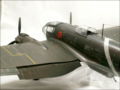 Plastikowy model niemieckiego bombowca Heinkel He 111 P-1, fotografia nr 6.