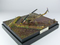 Diorama z plastikowym modelem amerykańskiego helikoptera UH-1 B Huey - foto nr 8