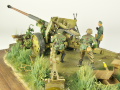 Diorama z plastikowym modelem niemieckiego działa przeciwpancernego PaK 43/41 z okresu drugiej wojny światowej - foto nr 7