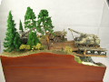 Diorama z plastikowymi modelami pojazdów inżynieryjnych M31 i ciężarówki Scammell Pioneer - foto nr 5