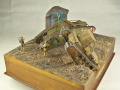 Diorama z plastikowymi modelami czołgów Mark V i Mark A Whippet - foto nr 9