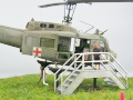 Plastikowy model helikoptera Bell UH-1V sklejony w skali 1:72 na podstawie zdjęć zrobionych w National Vietnam War Museum w Orlando na Florydzie w USA - foto nr 9