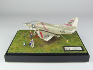 Plastikowy model amerykańskiego samolotu szturmowego Douglas A-4B Skyhawk