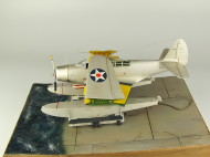 Plastikowy model amerykańskiego bombowca torpedowego Douglas TBD-1A Devastator w skali 1:48